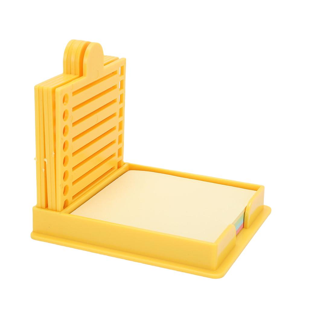 Post-itmallset 5 mallar och 1 färgad Post-it Återanvändbar hållare Förvaringslåda för att hantera att-göra-listor Gul