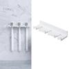 Charging Plug Hanger No Drilling Self Adhesive Hook Wall Mount Toothbrush Hanger for Bathroom Rest Room White