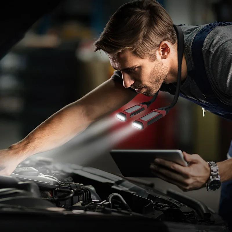 Hanging Neck Charging With Magnet Disassembly For Car Maintenance LED Work Light