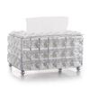 Nordic Style Living Room Light Luxury Tissue Box Crystal Paper Box Household Napkins Tissue Storage Box Dining Table Home Decor