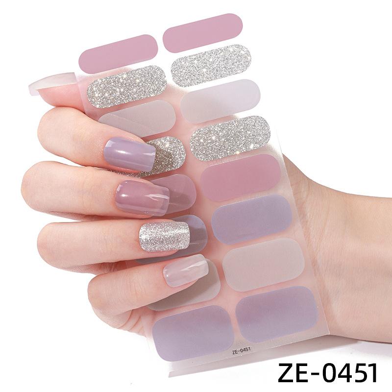 1/3pcs Women Hot Nail Sticker Plastic Sticker Nail Sticker Decals Art Casual Fashion Elegant Randomly