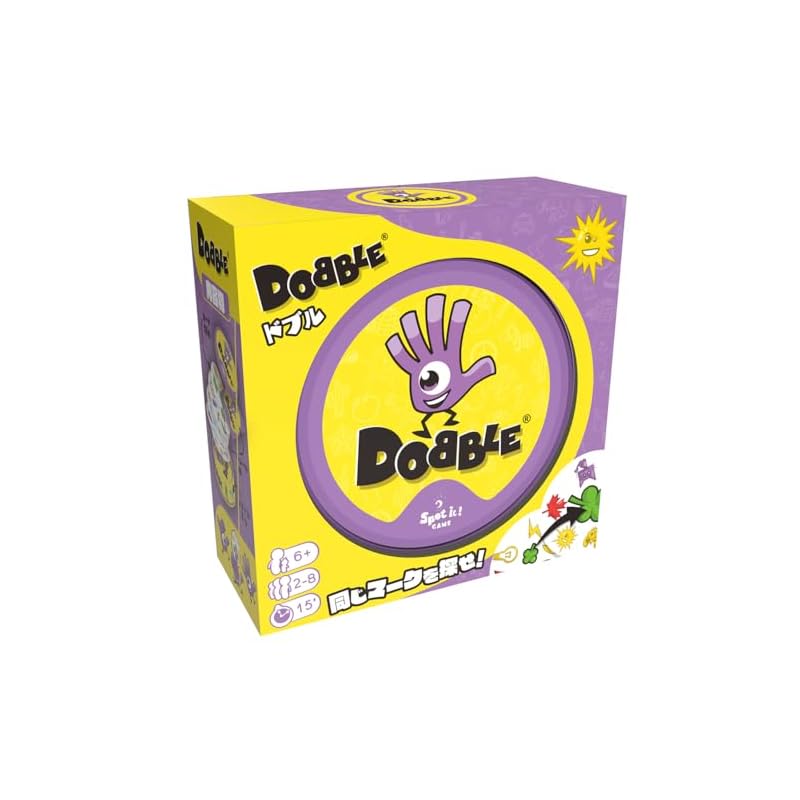 Hobby Japan Dobble (2023 New Edition) Japanese Version (2-8 players, 15 minutes, ages 6 and up) Board Game
