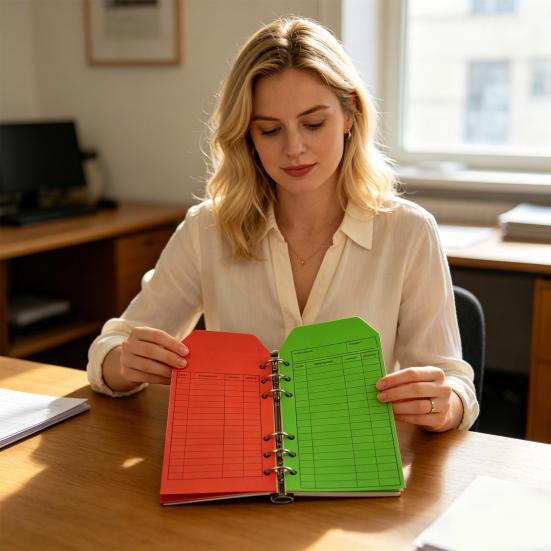1 Sæt 12 Farver Budget Kuvert Mappe, Kontant Organisering Kuverter til Budgettering, A6 6-Huls Penge Planlægger Kuvert Mappe til Kontantbesparelse