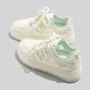 22 spring and summer new thick-soled mesh breathable board shoes student casual shoes single shoes
