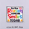 Letters Flower Embroidery Patch Iron On Patches For Cloting Cartoon Embroidered Patches On Clothes Applique Stickers Decor