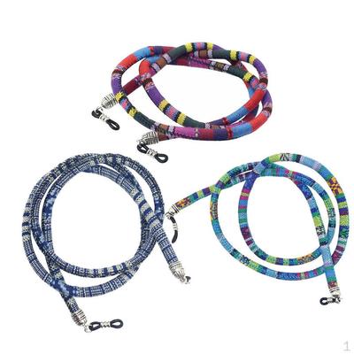 3pcs Ethnic Coarse Eyeglasses Rope Sunglasses Holder Retainer 28 Inch