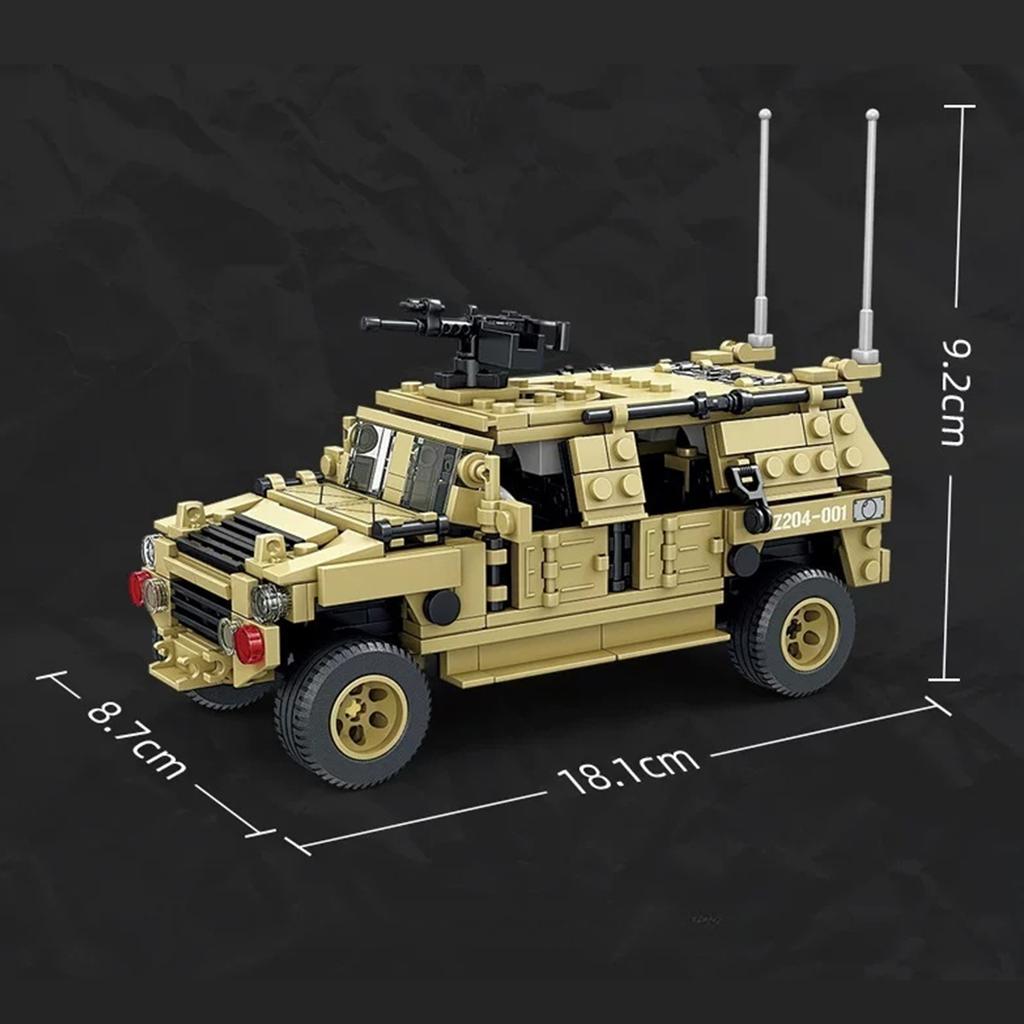 WW2 Military Vehicles Armored Tank Transportor SWAT Army Soldiers Car Building Blocks Toy Matching Assembly Boys Childrens Birthday Gift