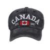 CANADA alphabet baseball cap washed cotton made old cowboy cap Canadian flag hat