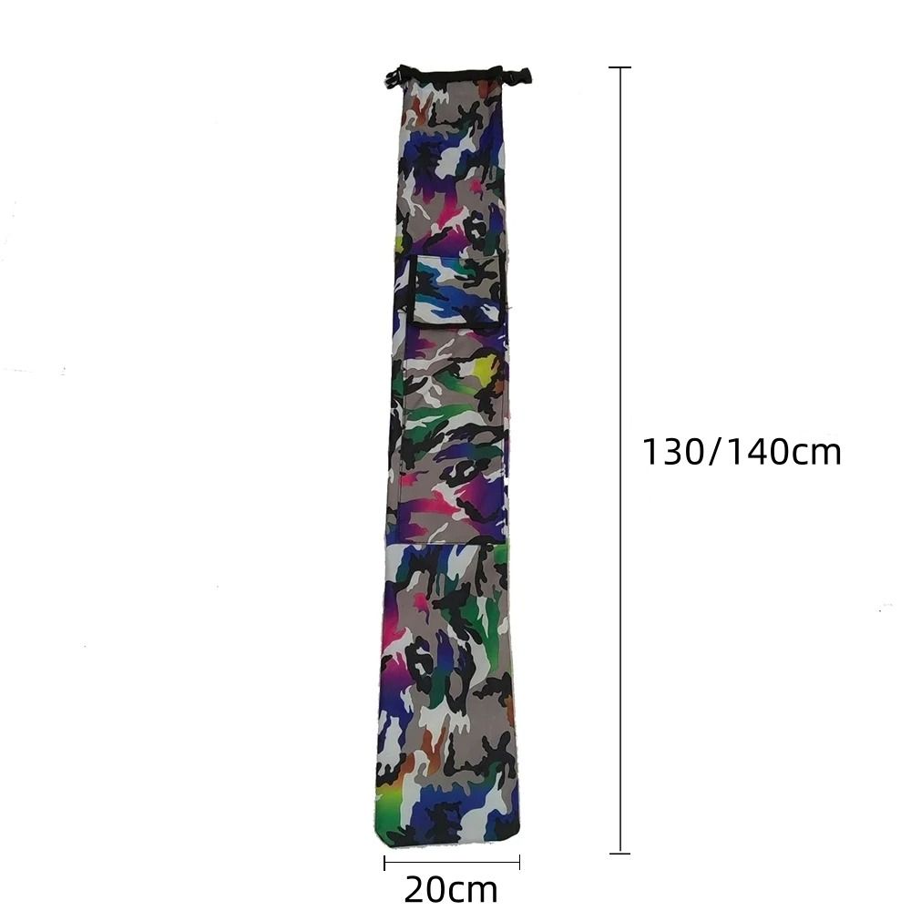 130/140cm Fishing Rod Bag Random Color Fishing Tackle Bag Folding Fishing Bag  Accessories