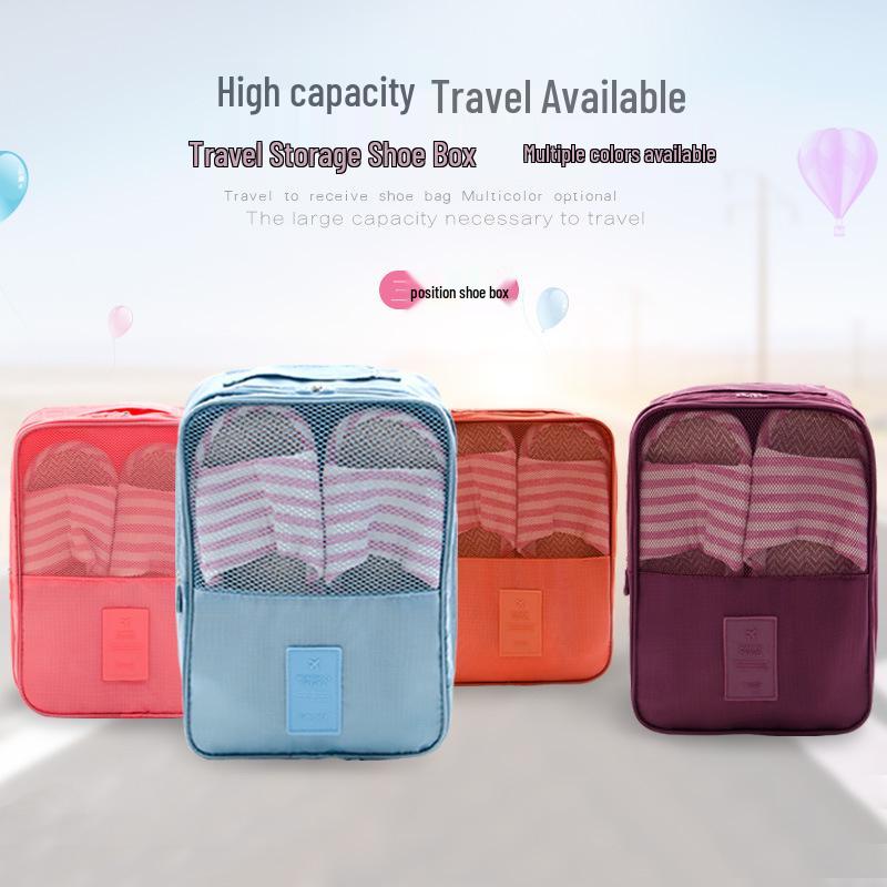 Portable Multifunctional Shoe & Bag Organizer – Travel Shoe Storage Handbag