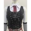 Misa Amane Cosplay Note Death Cosplay Costume Debut Daily Sexy Dress Subculture Necklace y2k GothLoli Uniform Outfit