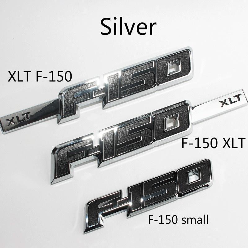 

Наклейка на задний значок автомобиля для Ford Raptor SVT F150 F250 F350 Mustang Mondeo 5 Kuga RANGER Fiesta Auto Logo Emblem Decal Accessories for XLT F-150 Silver