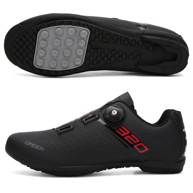 Road Cycling Shoes With Cleat Compatibility Breathable Stiff Sole Mountain Bike Locking Pedal Unisex