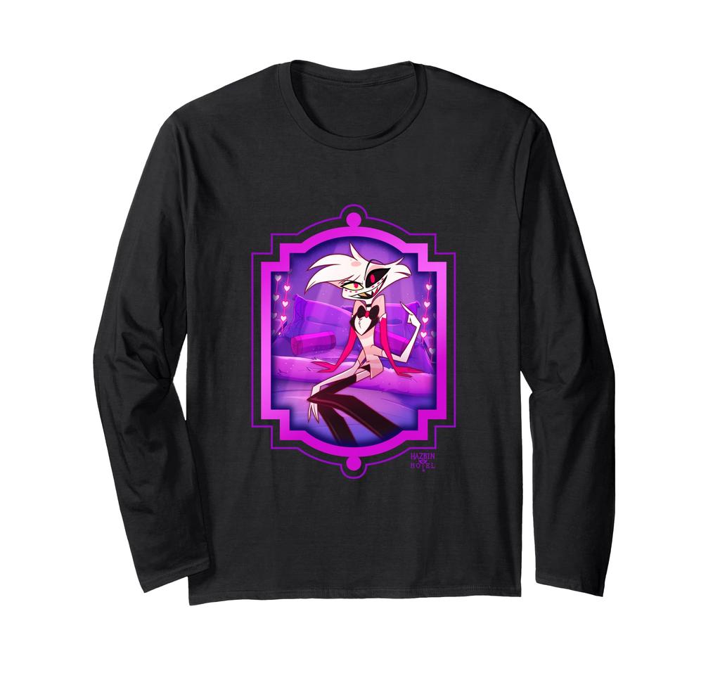 Hazbin Hotel Angel Dust Long Sleeve T-Shirt