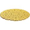 Juvale 60 Pack 10 Inch Gold Paper Doilies for Dining Table, Round Decorative Medallion Lace Placemats for Wedding