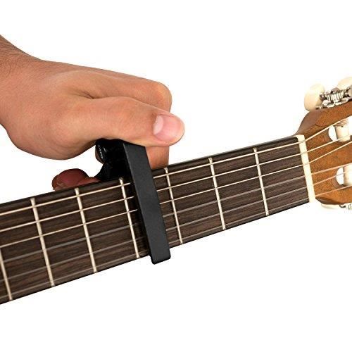 Accessoires pour guitare - Capodastre CASCHA - Noir - Guitare classique - Ajustement facile
