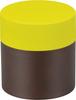 Kano Tea Wakaba Diameter x 9 Traditional Japanese Painted Tea 74052 Caddy, Green, 8.7 cm, Color, Two-Tone Caddy,