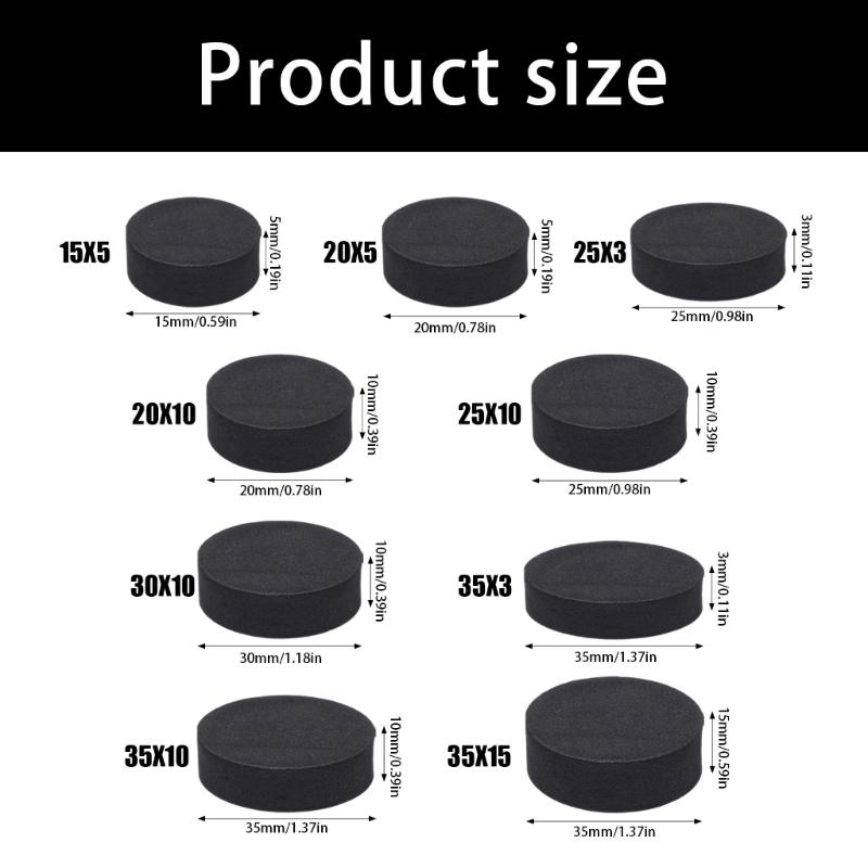Adhesive-Backed Round Cushion Grip Set, Dense 40 Count for Speaker Feet, Quiet Contact, Scratch Guard and Home Care
