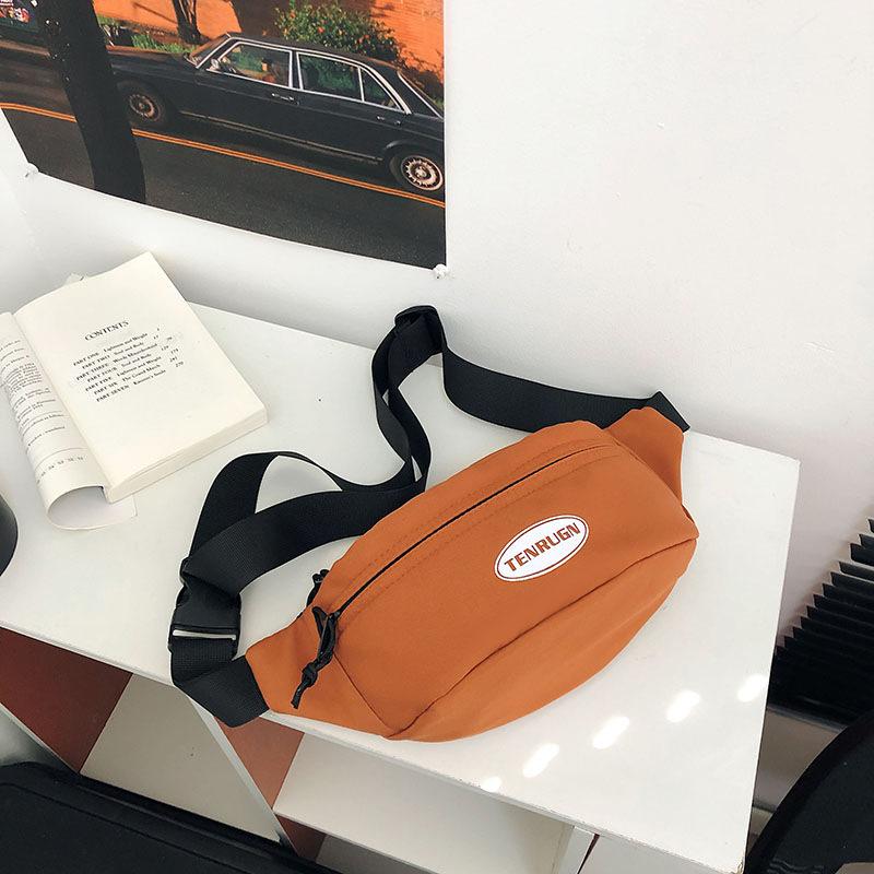 Japanese Trendy Messenger Bag Outdoor Simple Waterproof Breast Bag Trendy Men'S Bag Sports Mobile Phone Fanny Pack