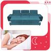 Sofa 3 Seater Sofa Bed with Sofa Bed. Bosso Family Sleeping Furniture Blue Velvet