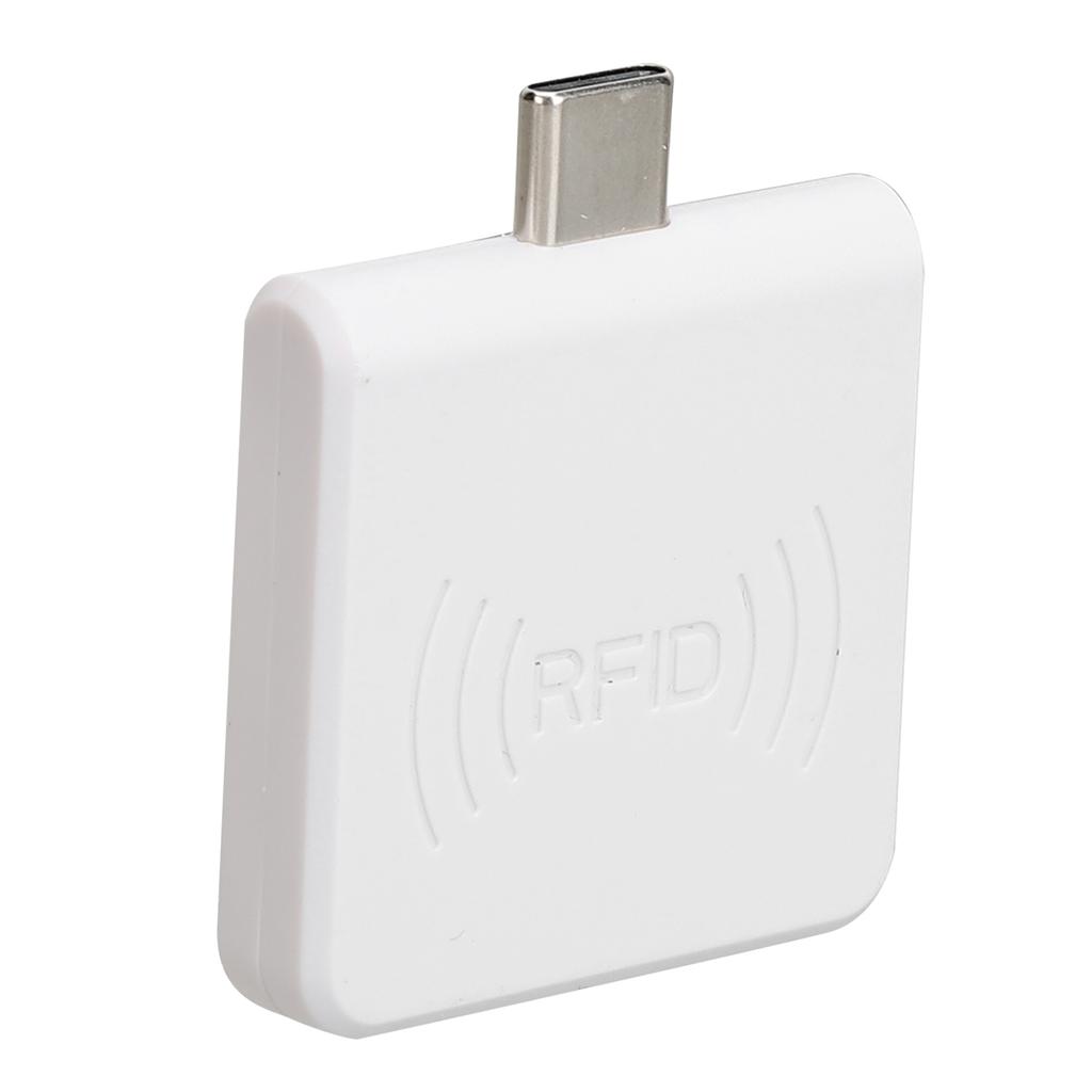 Radio Frequency Identification Card Reader 13.56Mhz Type C IC Card Reader Contactless Mobile Phone Card Reader for