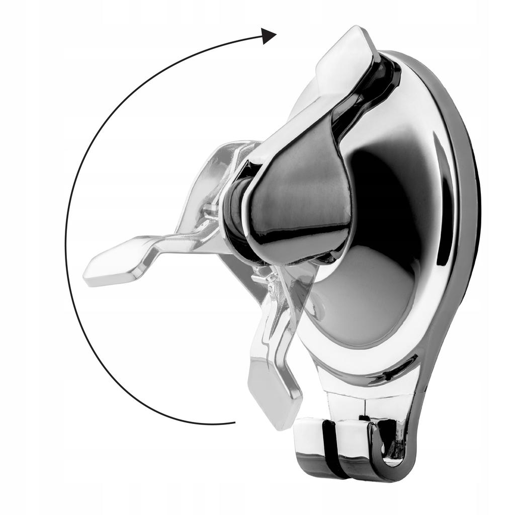 KADAX Bathroom Suction Cup Hanger for Towels Steel