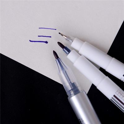 Professional Surgical Skin Marker Pen Tattoo Piercing Permanent Eyebrow Measure With Ruler