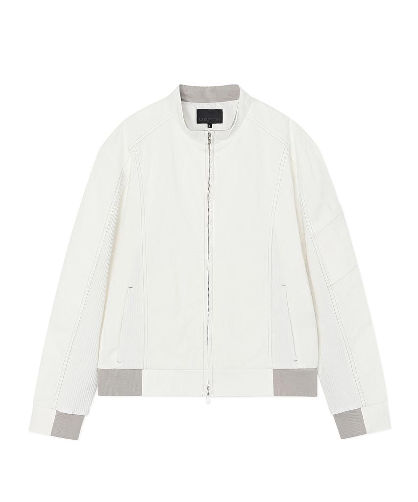Depth Waffle Blouson (White)