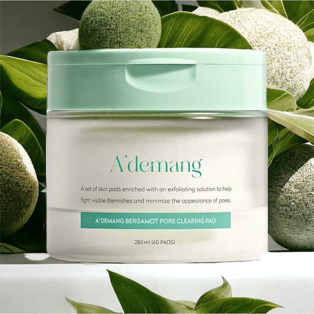 Adman [keratin Care] Adman Bergamot Pore Clearing Toner Pad 60 Sheets