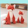 Plush Fox Toy Large Size Soft Stuffed Animal For Kids Bed Pillow Decor Gift For Girls
