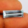 Rare 6.55 Ct Natural Blue Aquamarine Baguette Cut Loose Gemstone CERTIFIED