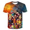 Children's Dragon Ball Series 3D Digital Printed Boys' Street Trendy Round Neck Short Sleeved T-shirt