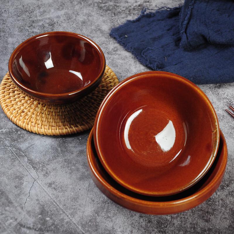 Ru Han Ceramic Antique Rice & Wine Bowls