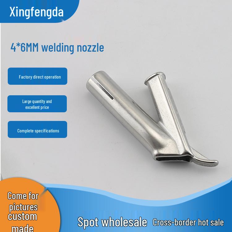 Heißluftschweißpistolen-Zubehör: Edelstahldüsen - Dreieckiger Festpunkt, Y-förmig und Runddüse