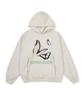 Butterfly Over Hoodie Ivory