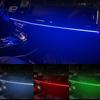 Colorful LED Car Interior Hidden App Remote Control Atmosphere Lamp USB Car Ambient Light Acrylic Strips Dashboard Lights RGB