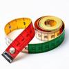 150cm Germany Quality Soft Tape Measure Tailor's Tape with Snap Fasteners Body Measuring Ruler Needlework Sewing Tool