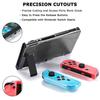 Tasikar Nintendo Switch Separat Transparent Nintendo Switch Compatibil cu Dock și Husă Controller Joy Cons, Carcasă, Carcasă Ultra-subțire, (clar)