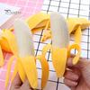 Anxiety Relief Toy 1/2/3Pcs Simulation Peel-off Banana Squeeze Stress Fruit Pinch Sensory Soft Kids Adults TPR Ball Calming Fidget