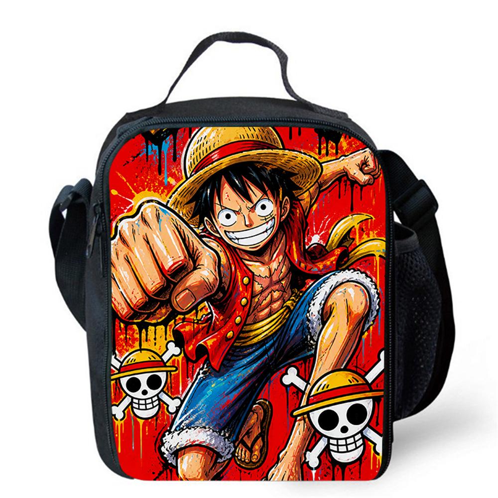 Insulated One Piece Cartoon Lunch Bag For Boys Girls Reusable Lightweight Thermal Cooler Meal Food Box For School Picnic Camping