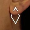 Sophisticated Geometric Design Double Layer Earrings For Women With A Touch Stylish
