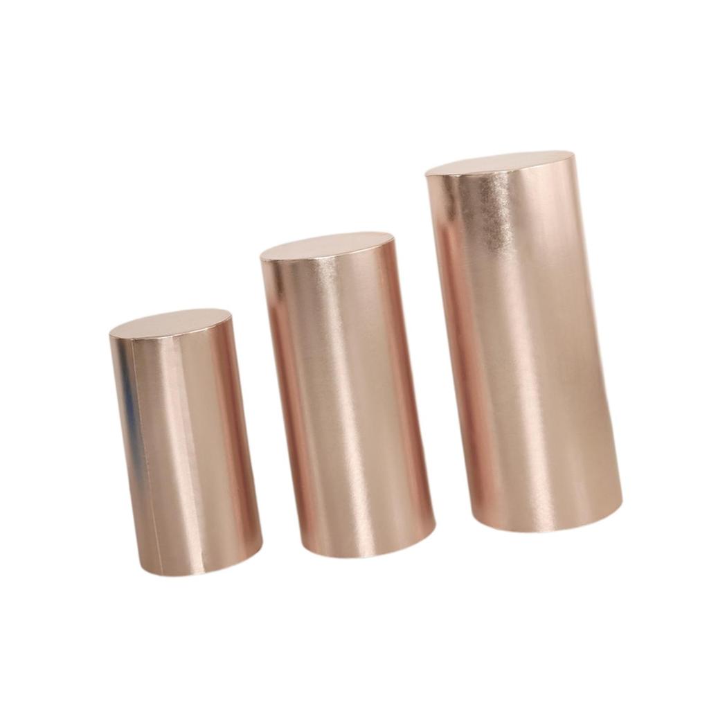 3x Plinth Stand Pillar Covers Tablecovers for Birthday Thanksgiving Wedding