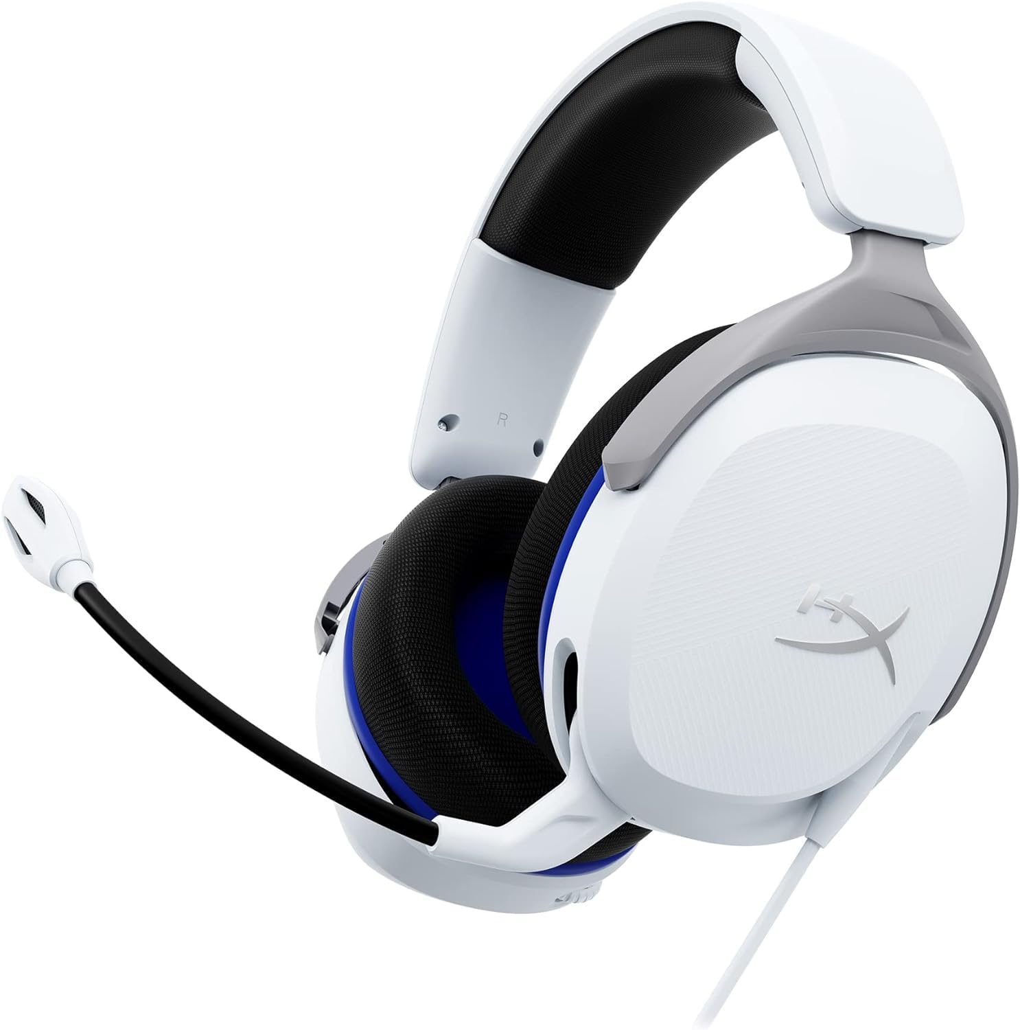 

HyperX Cloud Stinger 2 Core Gaming Headset for PS Lightweight for Remote Video PlayStation, Compatible, (260g), White, Work, Teleworking, білий
