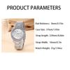 1 Set Montres-bracelets à Quartz pour Dames Montre-bracelet de Mode Montre Habillée Montres Femmes Diamants en Cristal Montre Or Femmes Montre Femme Actualités