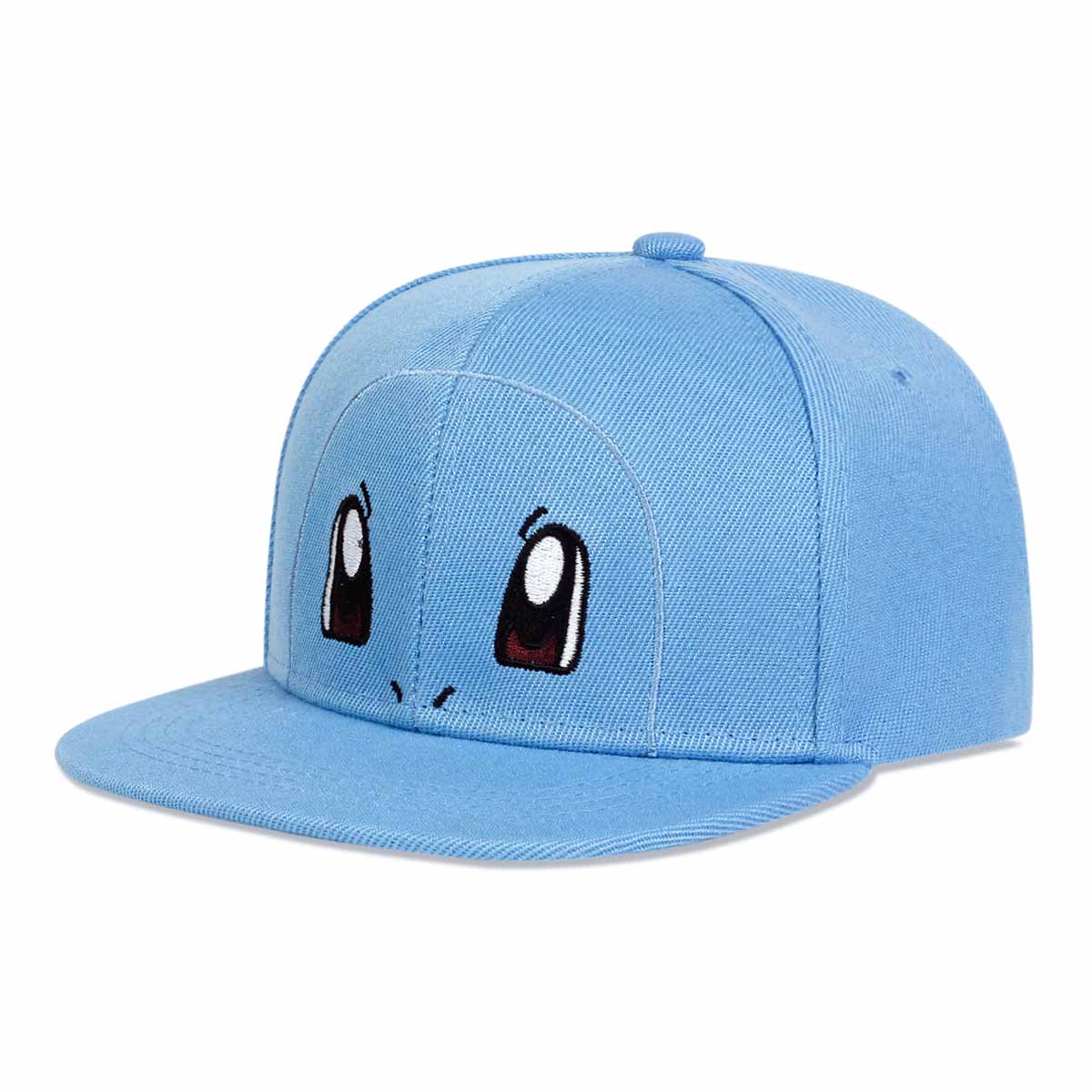 

Детская симпатичная вышитая модная бейсбольная кепка для мальчиков и девочек, кепка для путешествий, кепка Snapback, кепка для отдыха и солнца небесно-голубой