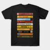 Asian Size Cotton Unisex Tshirt Print T-shirt Pulp Fiction Cassettes T-shirt No-Cut Print Regular Fit