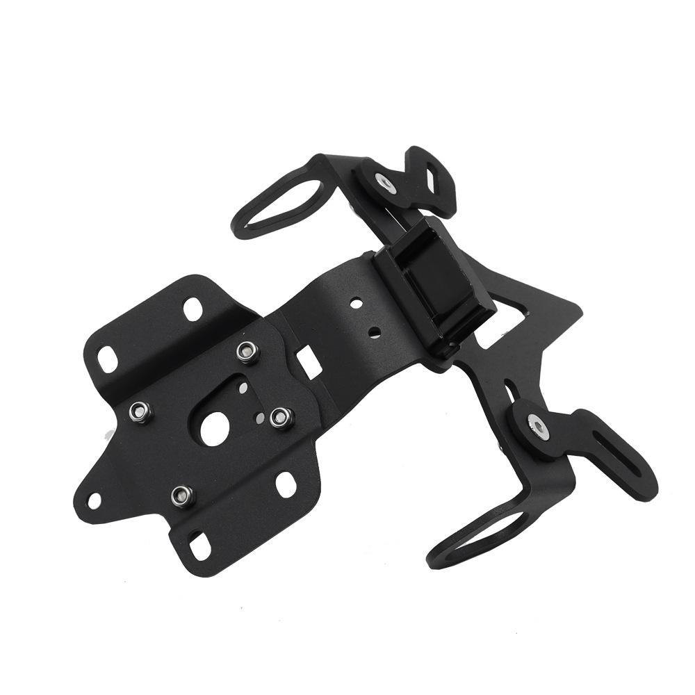 Motorcycle License Plate Holder Bracket Fenders Eliminator Kit with LED Light Compatible with MT 07 MT07 FZ 07