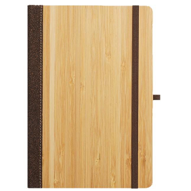 Eco-friendly Bamboo Notebook & Anti-spill Coffee Cup Gift Set