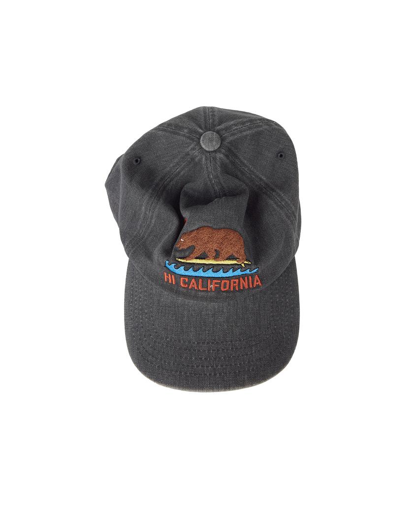 1011 GALLERY California Bear 5Pannel Cap - Charcoal