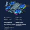 Notebook Cooler Semiconductor Cooling Rgb Ambient Lighting Mute High Power Cooling Stand Laptop Accessories 12-18 Inch Laptop